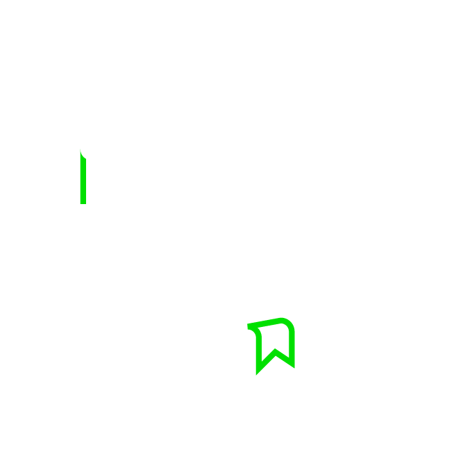 A simple illustration of a graduation cap on a book, featuring green accents, symbolizing education and academic achievement.