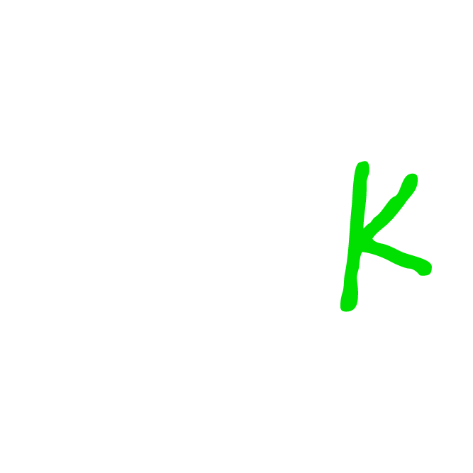 The image displays the text "401K" with "401" in white and "K" in green, against a solid black background.